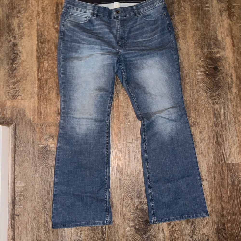 White House Black Market Light Blue Denim